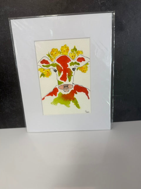 ORIGINAL WATERCOLORS BY THEO BEE - MATTED 8x10