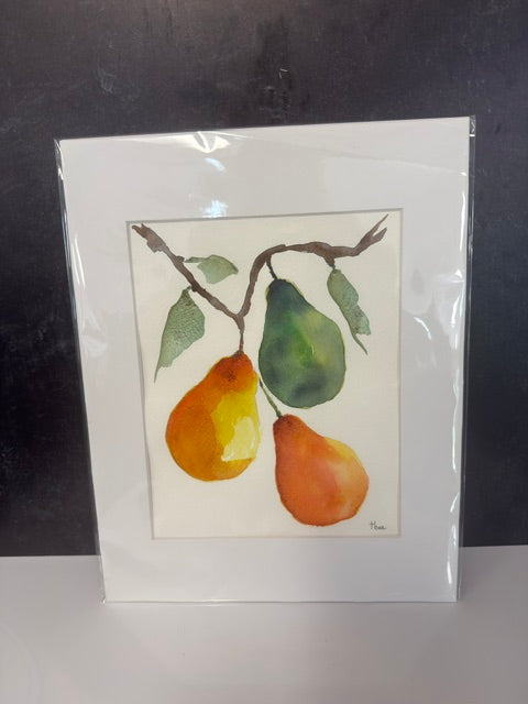 ORIGINAL WATERCOLORS BY THEO BEE - MATTED 11x14