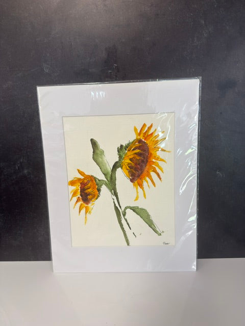 ORIGINAL WATERCOLORS BY THEO BEE - MATTED 11x14