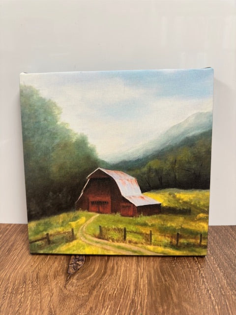 SHERYL WAUGH SIGNED PRINTS ON CANVAS (8x8) - ASSORTED
