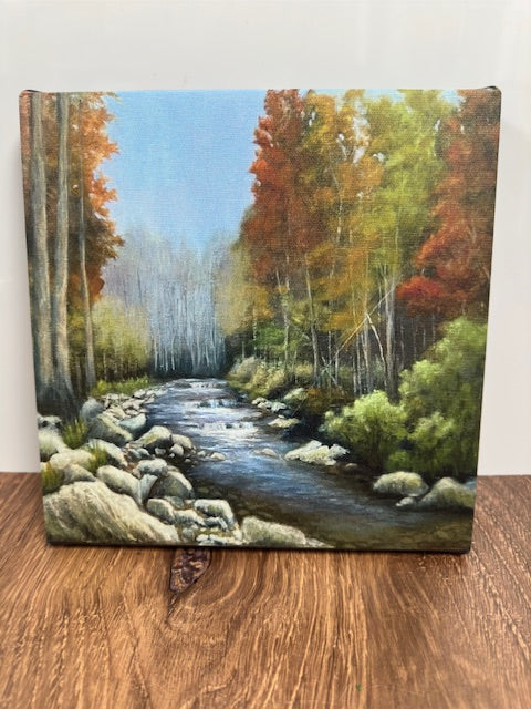 SHERYL WAUGH SIGNED PRINTS ON CANVAS (8x8) - ASSORTED
