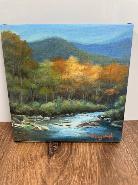 SHERYL WAUGH SIGNED PRINTS ON CANVAS (8x8) - ASSORTED