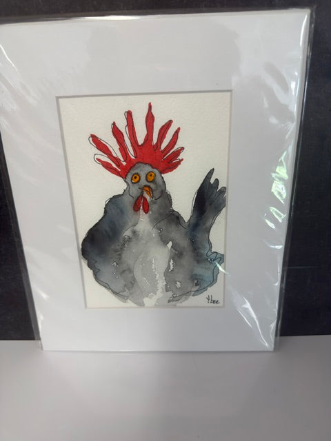 ORIGINAL WATERCOLORS BY THEO BEE - MATTED 8x10