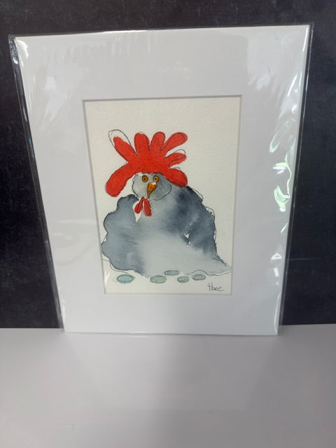 ORIGINAL WATERCOLORS BY THEO BEE - MATTED 8x10