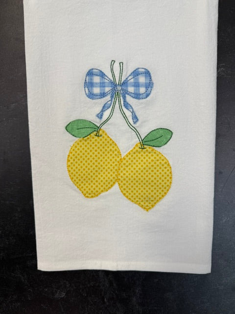 ANNE VAN & CO. EMBROIDERED TEA TOWELS