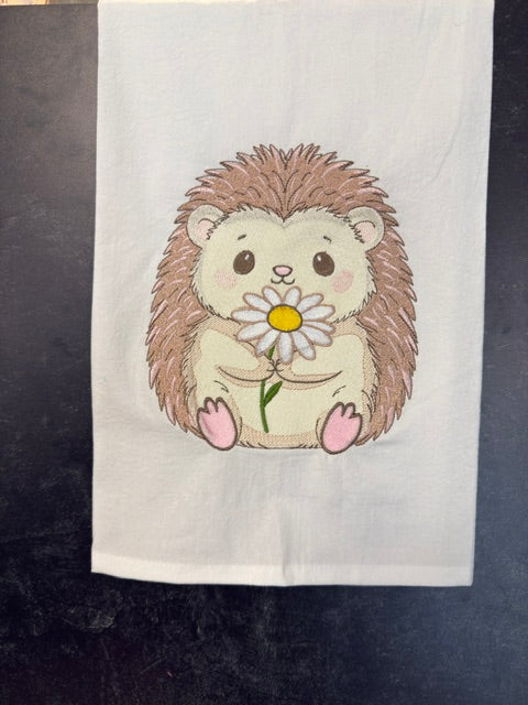 ANNE VAN & CO. EMBROIDERED TEA TOWELS