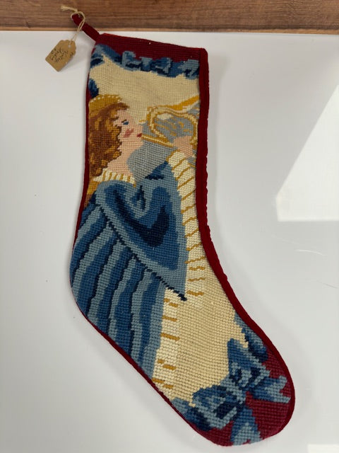 NEEDLEPOINT CHRISTMAS STOCKING - ASSORTED
