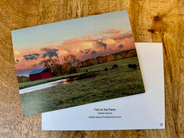 BARNS & COUNTRY LIVING (5X7) GREETING CARDS BY DEBBIE KARNES PHOTOGRAPHY