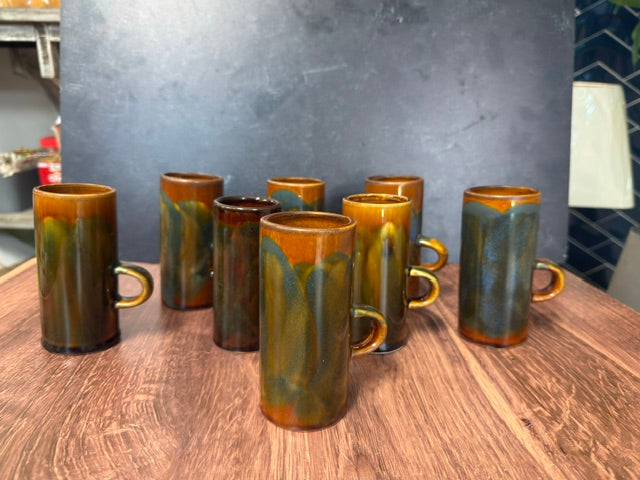 HANDMADE DRIP GLAZE ESPRESSO MUGS