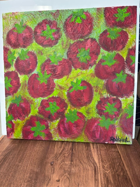 ORIGINAL ARTWORK BY ROBBIE LASKY - BOOT SCOOTIN' 20"x20"x1.5" Acrylic on Canvas (Copy) (Copy)