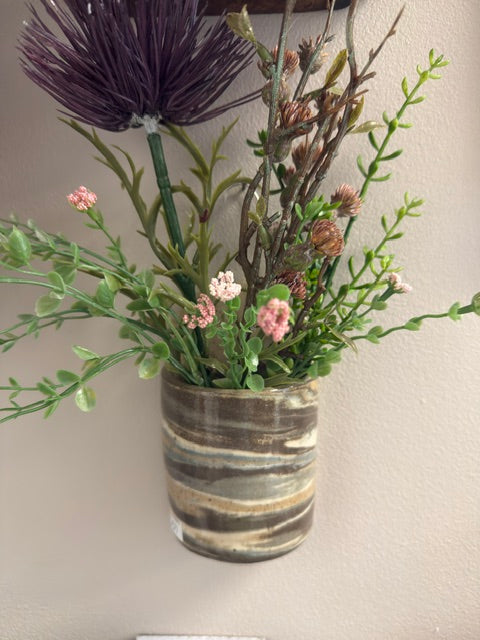 POTTERY BY SARAH FORNO - WALL POCKET VASES ASSORTED