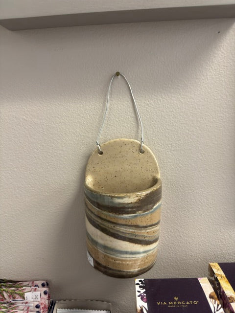 POTTERY BY SARAH FORNO - WALL POCKET VASES ASSORTED
