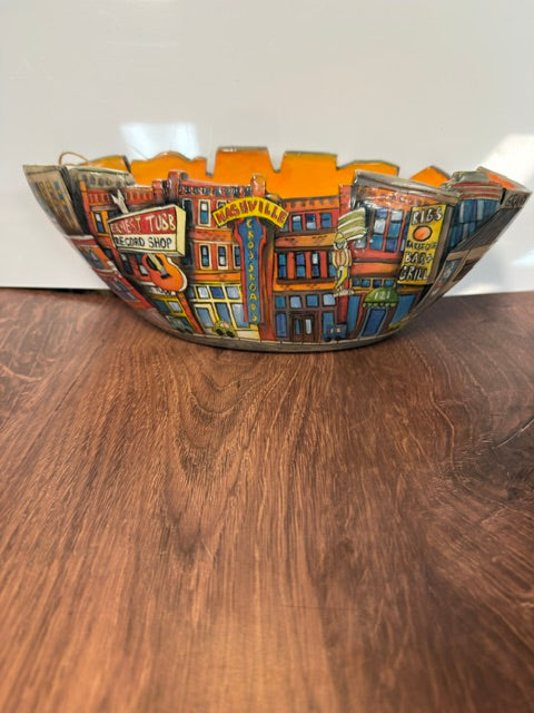 HANDCRAFTED DaNisha SCULPTURES - NASHVILLE BOWL
