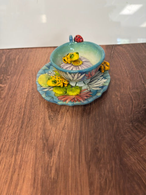 HANDCRAFTED DaNisha SCULPTURES - TEA CUP SERIES - ASSORTED