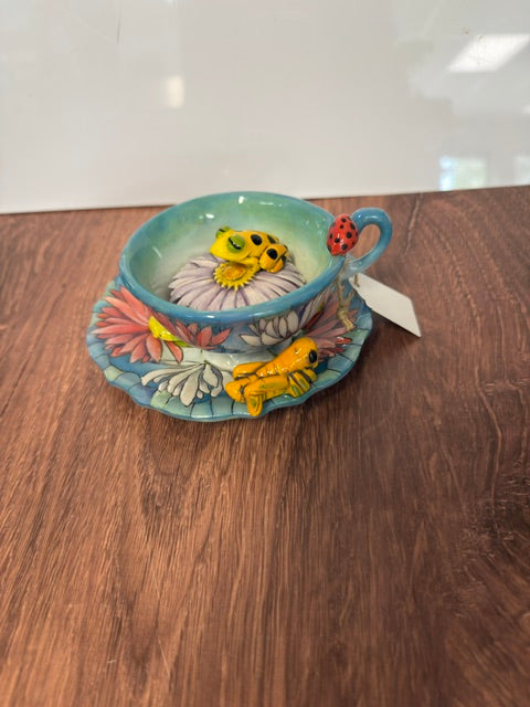 HANDCRAFTED DaNisha SCULPTURES - TEA CUP SERIES - ASSORTED