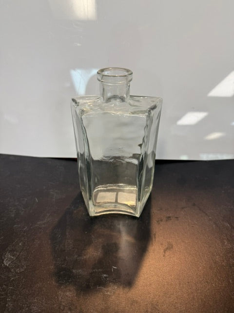 BLOWN GLASS BRICK CURVED BOTTLE - ASSORTED