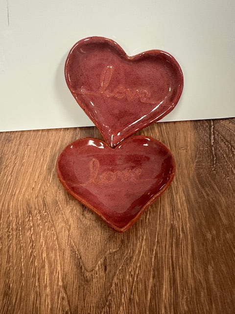 POTTERY BY SARAH FORNO - LOVE TIDBIT DISHES - ASSORTED