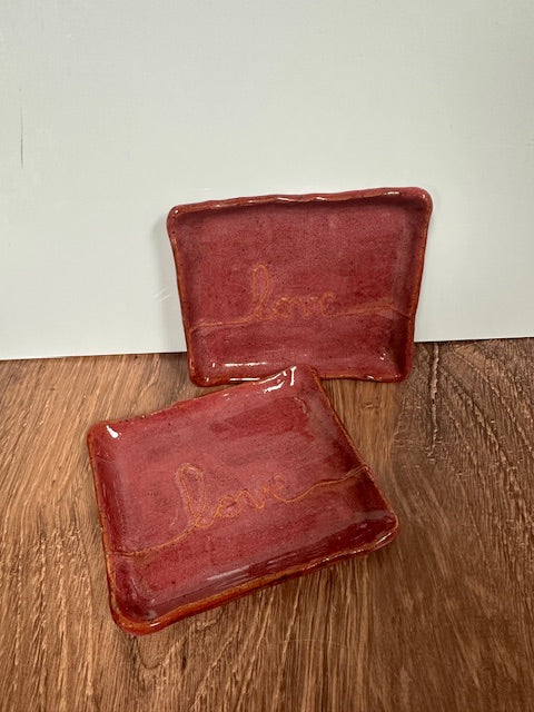 POTTERY BY SARAH FORNO - LOVE TIDBIT DISHES - ASSORTED
