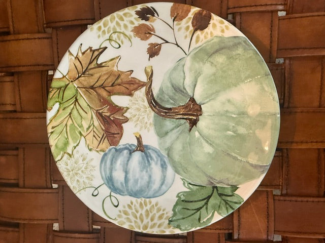 ROBERT STANLEY FALL PUMPKIN DESSERT PLATES - ASSORTED