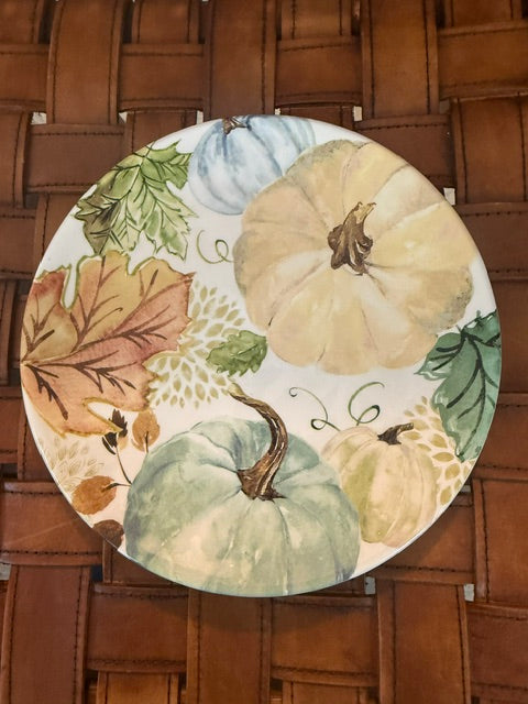ROBERT STANLEY FALL PUMPKIN DESSERT PLATES - ASSORTED