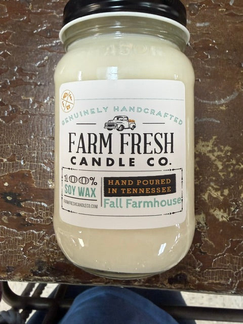 FARM FRESH CANDLE CO. SOY CANDLES AND WAX - HOLIDAY ASSORTED