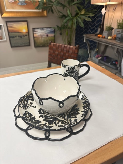 Damask dinnerware outlet