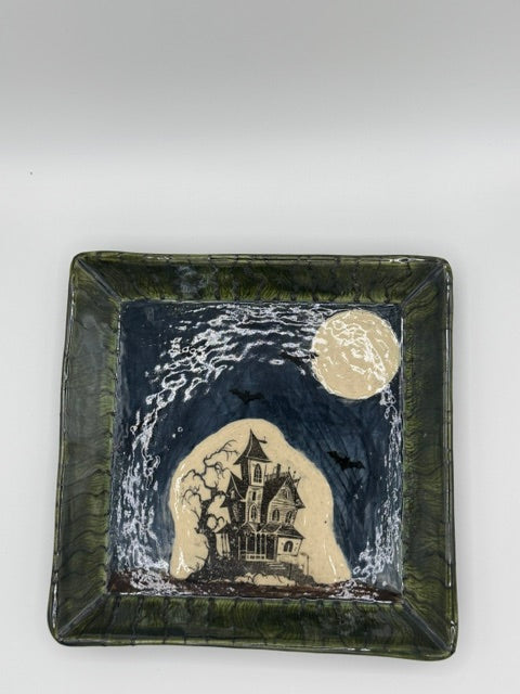 SARAH FORNO POTTERY - HALLOWEEN PLATE