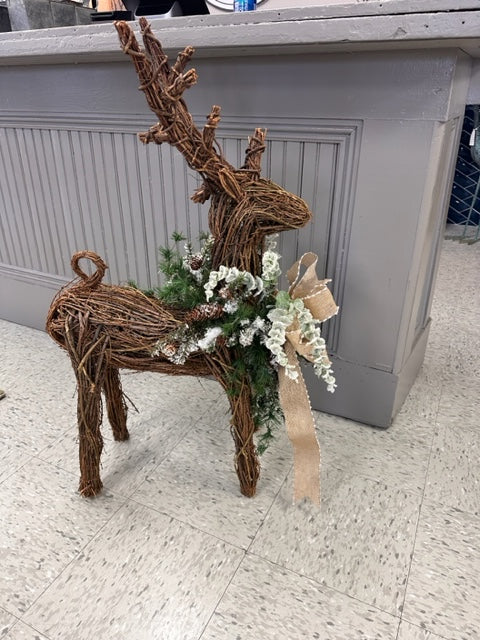 CHRISTMAS GRAPE-VINE REINDEER