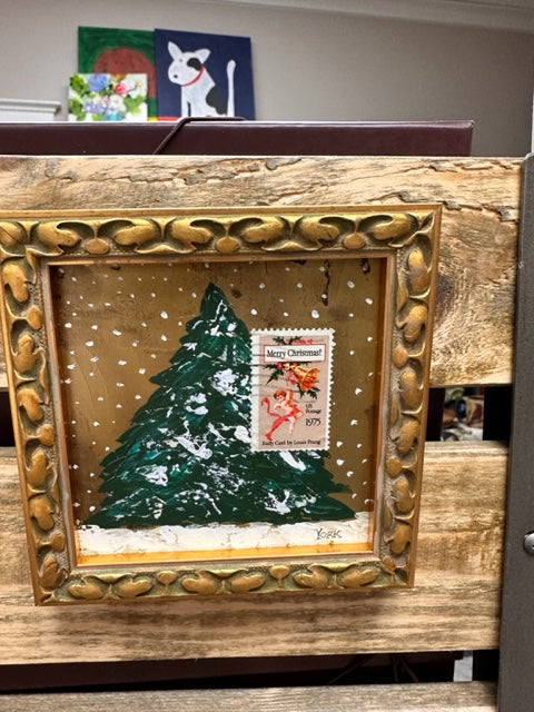 RON YORK GOING POSTAL SERIES "CHRISTMAS TREE"