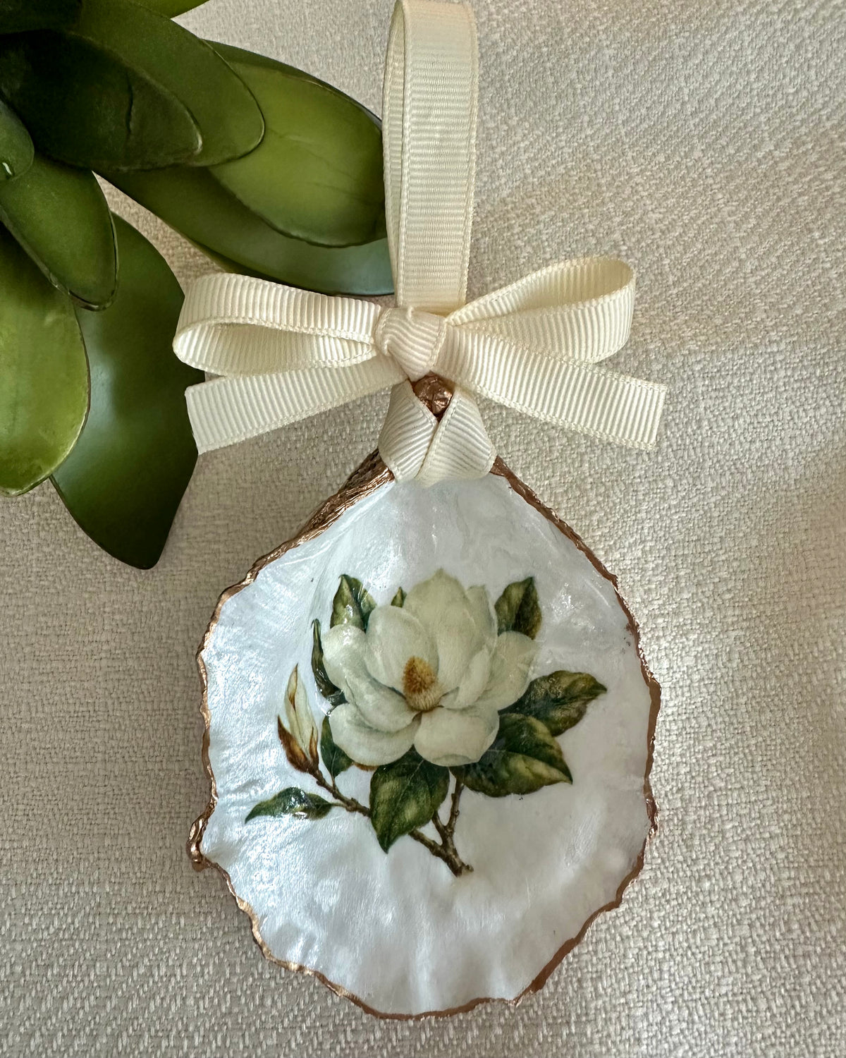 SHELLS + SALT - HANDCRAFTED OYSTER SHELL ORNAMENTS - ASSORTED