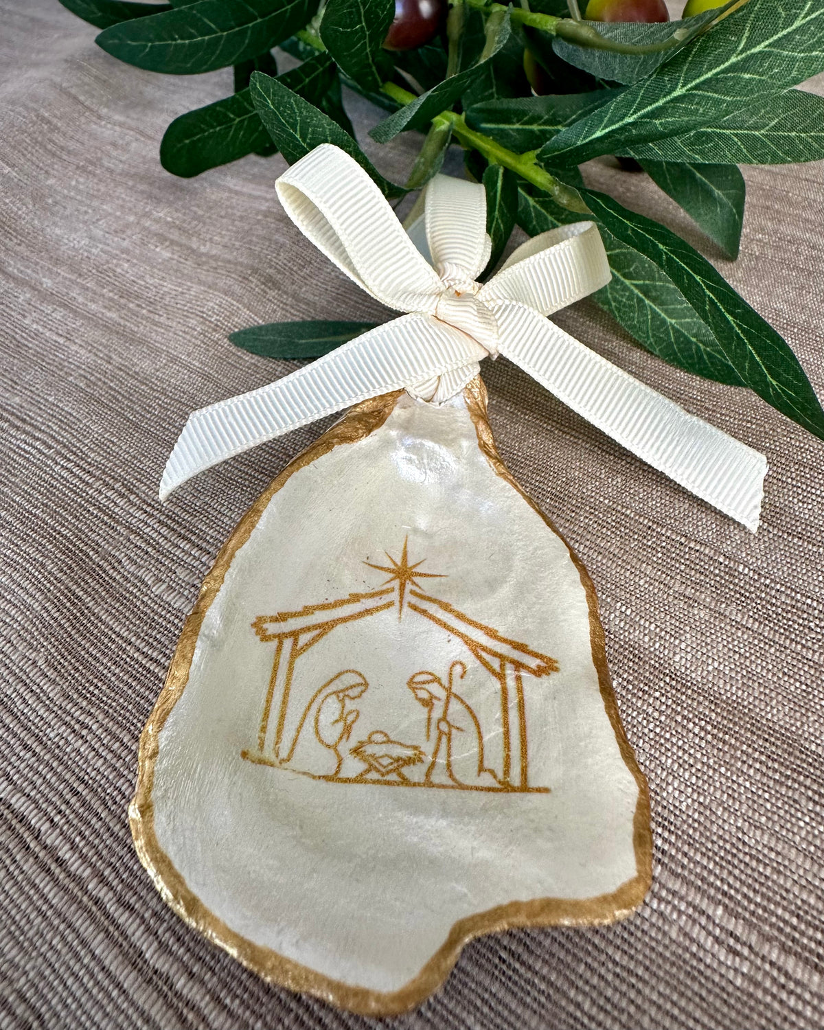 SHELLS + SALT - HANDCRAFTED OYSTER SHELL ORNAMENTS - ASSORTED
