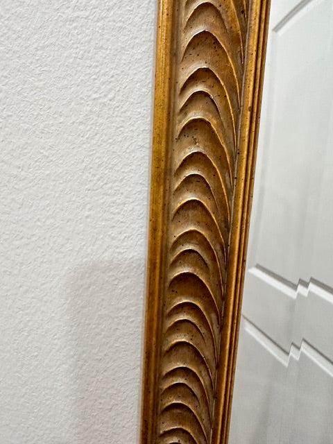 GOLD FRAMED BEVELED MIRROR