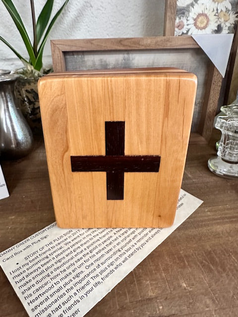 DANNY GREER CUSTOM WOODWORKING - CARD BOXES W/ A DECK OF CARDS - ASSORTED