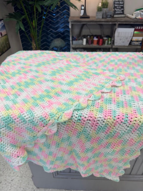 HANDMADE CROCHET KNIT BABY BLANKETS