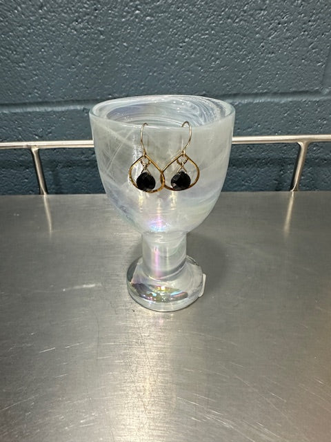 NANCY SCOFIELD MISCELLEAOUS BLACK ONYX EARRINGS