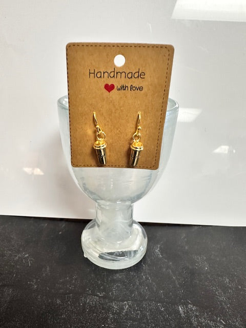 JANNIES JEWELS - EARRINGS 25 & 26 COFFEE MUGS GOLD PLATED