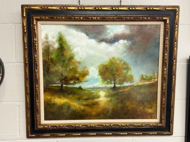 APPLE TREE OIL ON CANVAS FRAMED - GARY STEPHEN CART