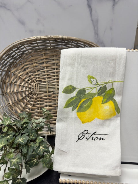 CYNTHIA DUNN DESIGNS FLOUR SACK TEA TOWEL 28" x 28" - ASSORTED DESIGNS