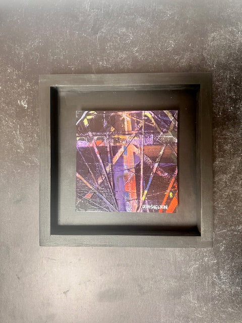 ORIGINAL ABSTRACT ARTWORK BY DEAN SHELTON - ASSORTED 6" x 6"