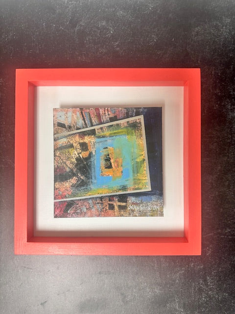 ORIGINAL ABSTRACT ARTWORK BY DEAN SHELTON - ASSORTED 6" x 6"