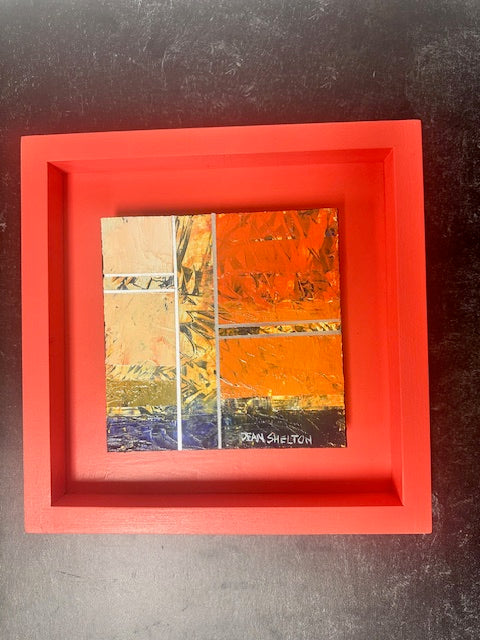 ORIGINAL ABSTRACT ARTWORK BY DEAN SHELTON - ASSORTED 6" x 6"