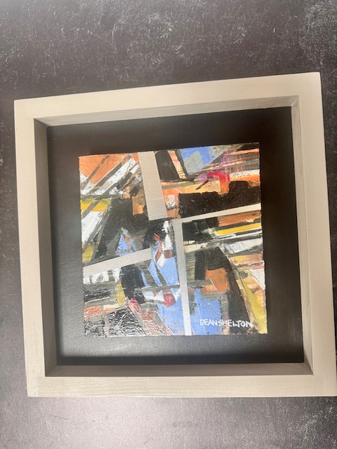 ORIGINAL ABSTRACT ARTWORK BY DEAN SHELTON - ASSORTED 6" x 6"