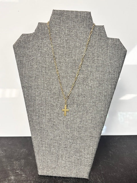 JANNIES JEWELS - NECKLACE 105 106 & 107 GOLD CROSS - ASSORTED