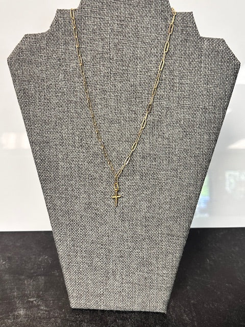 JANNIES JEWELS - NECKLACE 105 106 & 107 GOLD CROSS - ASSORTED