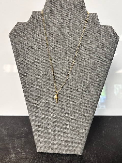 JANNIES JEWELS - NECKLACE 105 106 & 107 GOLD CROSS - ASSORTED