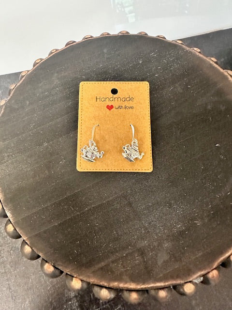 JANNIES JEWELS - EARRINGS  SILVER TEAPOTS - ASSORTED
