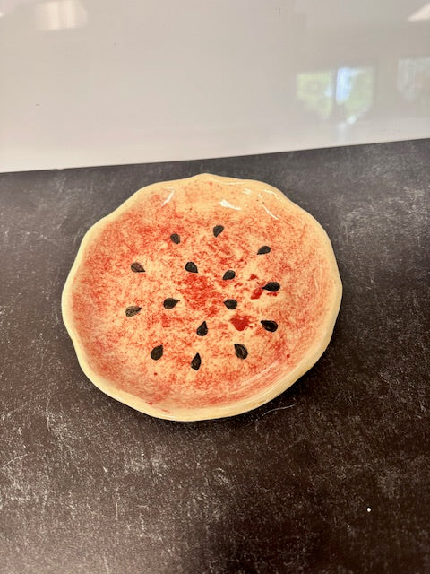 SARAH FORNO POTTERY - WATERMELON PLATE