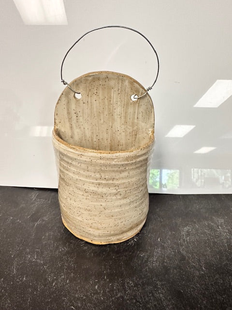 SARAH FORNO POTTERY -WALL FLOWER VASE