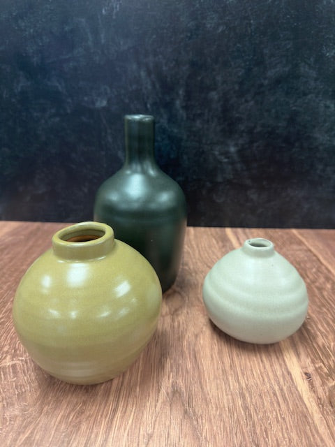 HANDCRAFTED POTTERY - VASES