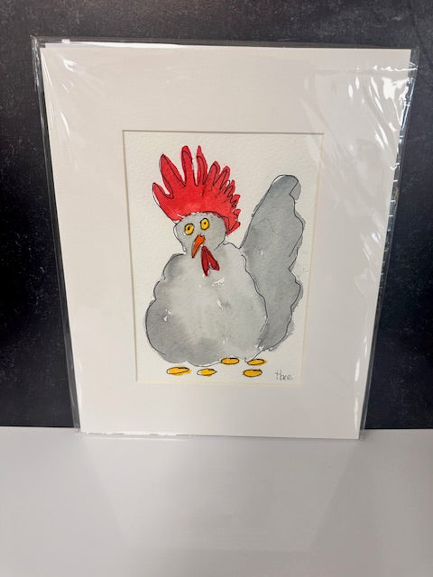ORIGINAL WATERCOLORS BY THEO BEE - MATTED 8x10